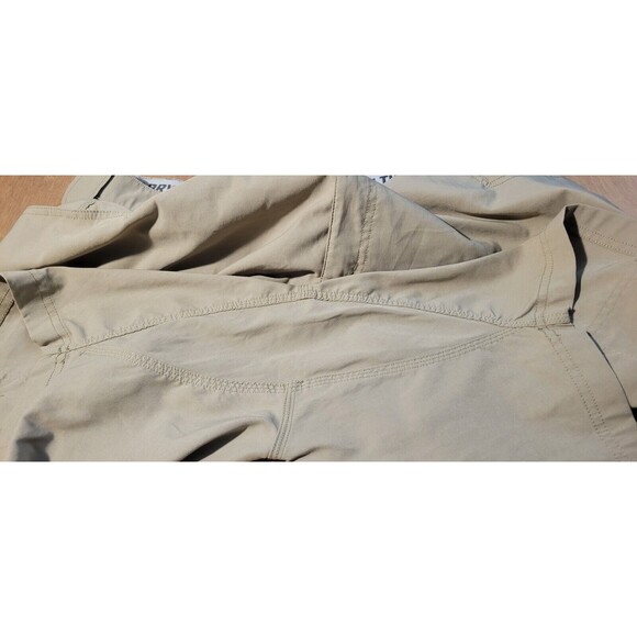 Duluth Shorts Size 46 Khaki Flex Dry On The Fly 9” Cargo Relaxed Fit, Comfort! - Picture 11 of 15